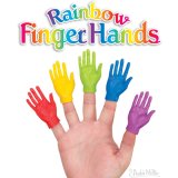 画像: Rainbow Finger Hands 5色Set
