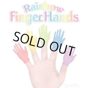 画像: Rainbow Finger Hands 5色Set