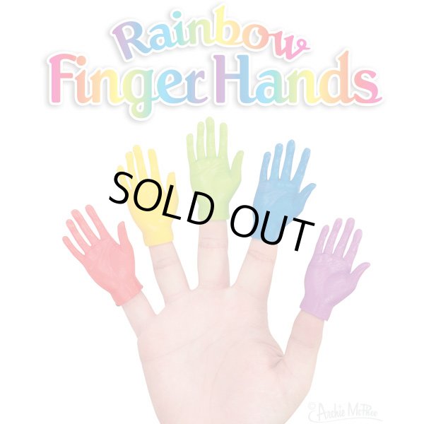 画像1: Rainbow Finger Hands 5色Set