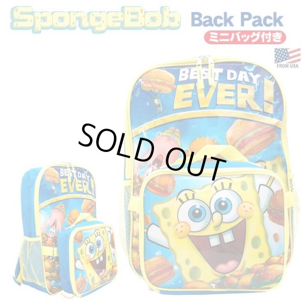 画像1: SpongeBob Backpack with Mini Bag