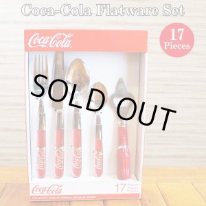 画像: 17Piece Coca-Cola Flatware Set