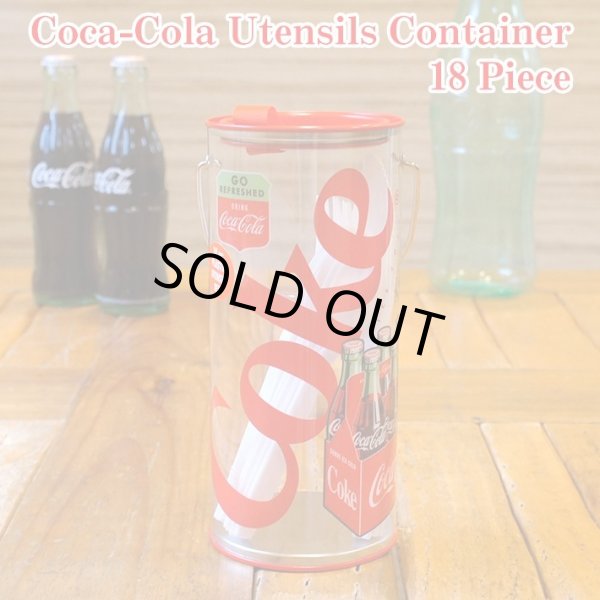 画像1: Coca Cola Utensils Container