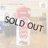 画像: Coca-Cola Tin Bottle Straw Holder
