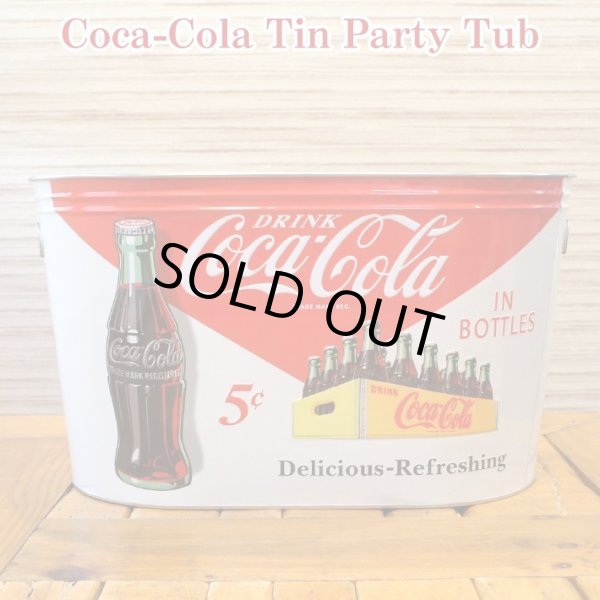 画像1: Coca-Cola Tin Party Tub
