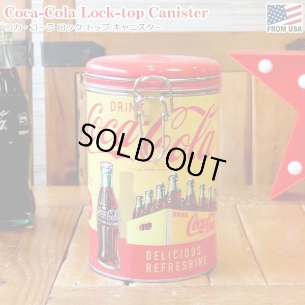 画像1: Coca-Cola Lock-top Canister