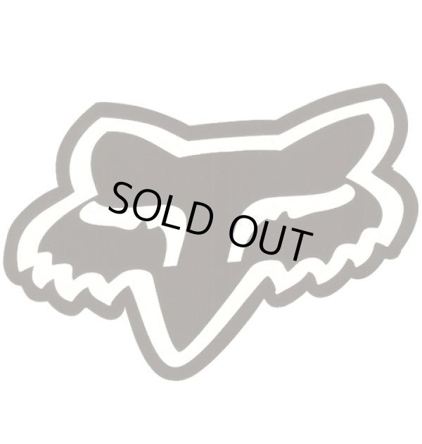 画像1: FOX RACING　Fox Head Sticker4"（Black）　【メール便OK】