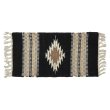 画像3: El-Paso SADDLEBLANKET Handwoven Wool Chimayo Style Mats 10"×20" (D)