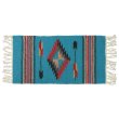 画像3: El-Paso SADDLEBLANKET Handwoven Wool Chimayo Style Mats 10"×20" (G)