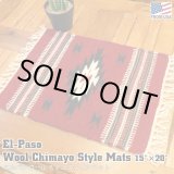 画像: El-Paso SADDLEBLANKET Handwoven Wool Chimayo Style Mats (A)