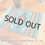 画像: El-Paso SADDLEBLANKET Handwoven Wool Chimayo Style Mats (B)
