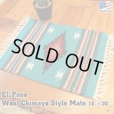 画像: El-Paso SADDLEBLANKET Handwoven Wool Chimayo Style Mats (B)