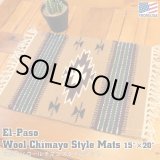 画像: El-Paso SADDLEBLANKET Handwoven Wool Chimayo Style Mats (C)