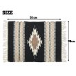 画像2: El-Paso SADDLEBLANKET Handwoven Wool Chimayo Style Mats (D)