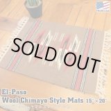 画像: El-Paso SADDLEBLANKET Handwoven Wool Chimayo Style Mats (F)