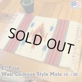 画像: El-Paso SADDLEBLANKET Handwoven Wool Chimayo Style Mats (G)