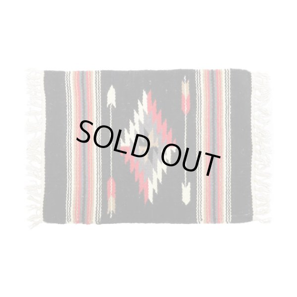 画像3: El-Paso SADDLEBLANKET Handwoven Wool Chimayo Style Mats (I)