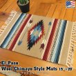 画像1: El-Paso SADDLEBLANKET Handwoven Wool Chimayo Style Mats (J)