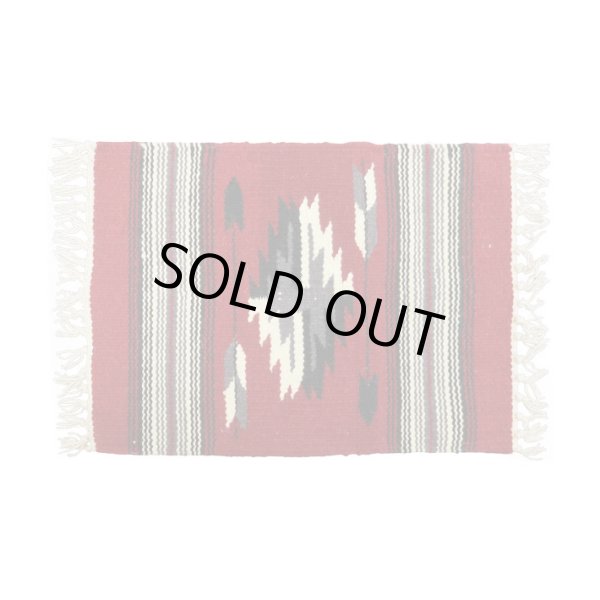 画像3: El-Paso SADDLEBLANKET Handwoven Wool Chimayo Style Mats (L)