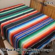 画像1: Elpaso Authentic Mexican Serapes (Black)