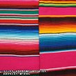 画像3: Elpaso Authentic Mexican Serapes (Pink)