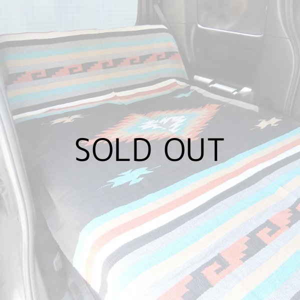 画像6: ELPASO SADDLEBLANKET Mitla-Style Blanket Black