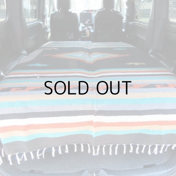 画像7: ELPASO SADDLEBLANKET Mitla-Style Blanket Black