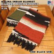 画像1: Molina Indian Blanket Diamond Design Blanket (Side Black)【全3色】