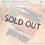 画像: Molina Indian Blanket Diamond Design Blanket (Side Black)【全3色】