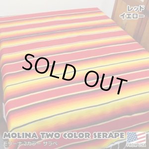 画像: MOLINA Tow Color Serape (Red Yellow)