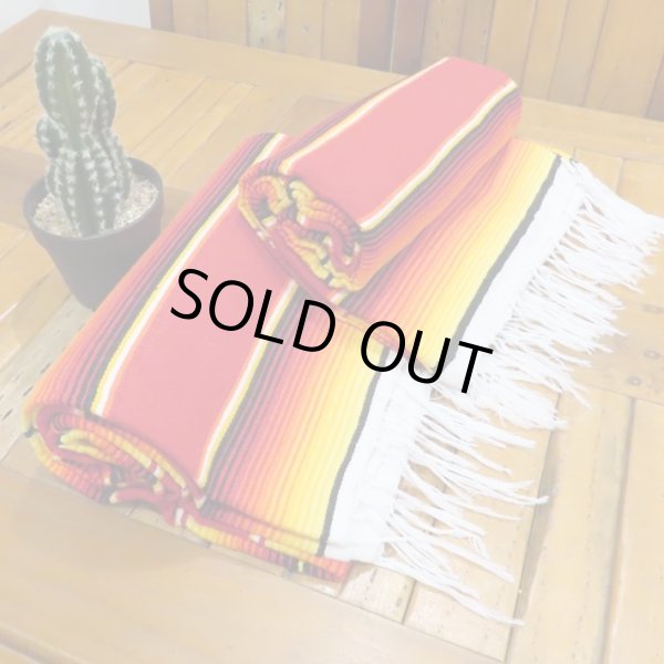 画像3: MOLINA Tow Color Serape (Red Yellow)
