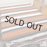 画像: MOLINA Tow Color Serape (White Rust)