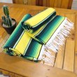 画像3: MOLINA Tow Color Serape (Yellow Green)