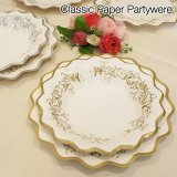 画像: Classic Paper Plate & Bowl【8枚入り】【全4種】