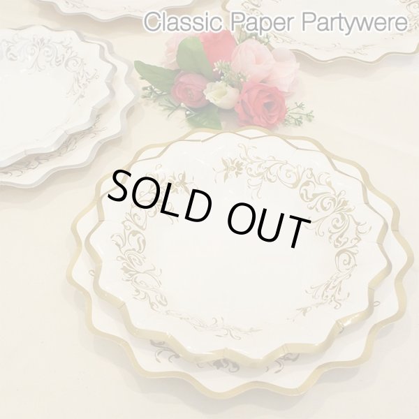 画像1: Classic Paper Plate & Bowl【8枚入り】【全4種】