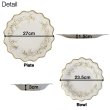 画像2: Classic Paper Plate & Bowl【8枚入り】【全4種】