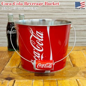 画像: Coca-Cola Large Beverage Bucket With Coke Can Handle