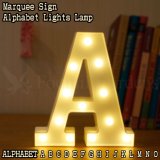 画像: Marquee Sign Alphabet Lights Lamp