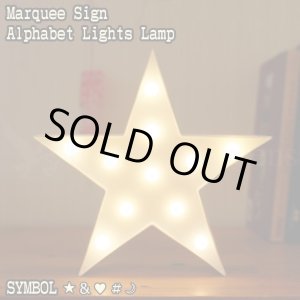 画像: Marquee Sign Symbol Lights Lamp【全10種】