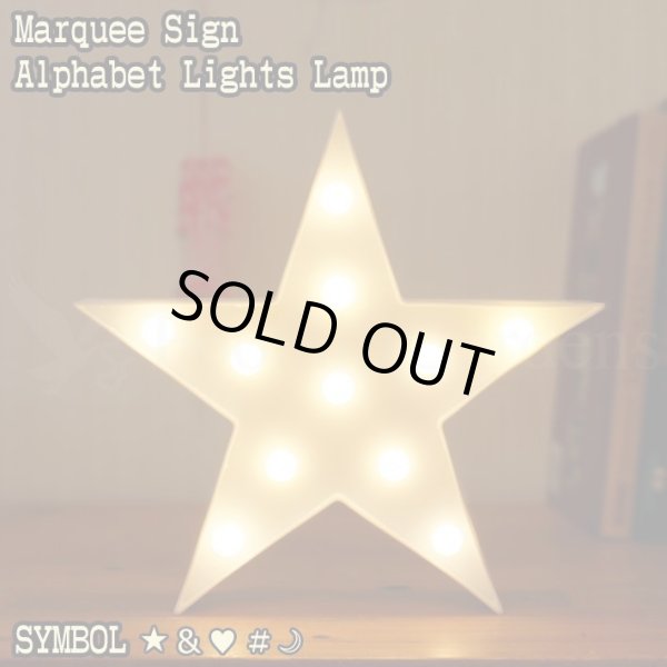 画像1: Marquee Sign Symbol Lights Lamp【全10種】