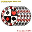 画像1: Casino Paper Plate S Size