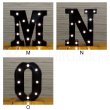 画像5: Black Marquee Sign Alphabet Lights Lamp