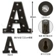 画像9: Black Marquee Sign Alphabet Lights Lamp