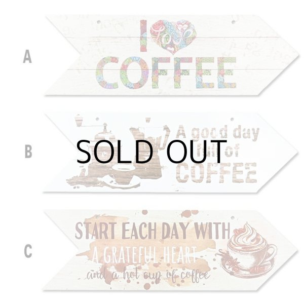 画像2: Coffee Wooden Arrow Signs【全5種】
