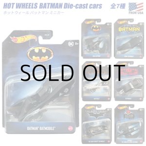 画像: HOT WHEELS BATMAN Die-cast cars【全7種】