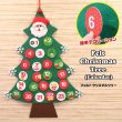 画像1: Felt Christmas Tree Calendar