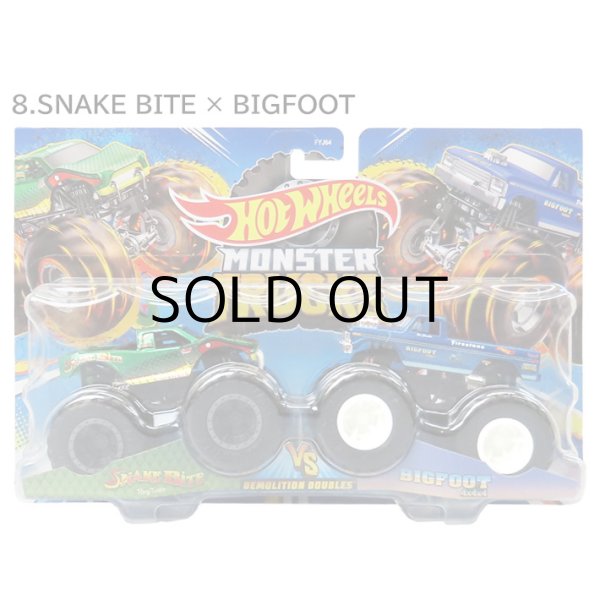 画像9: Mattel Hot Wheels Monster Trucks 2pc【全8種】