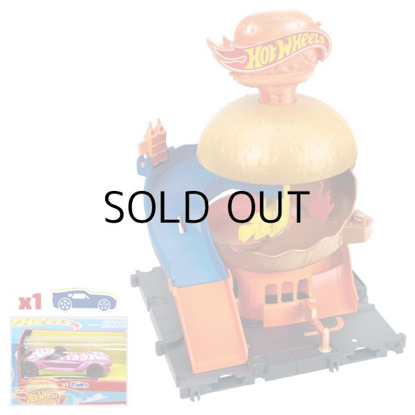 画像2: Hot Wheels City Downtown Burger Drive-Thru Playset