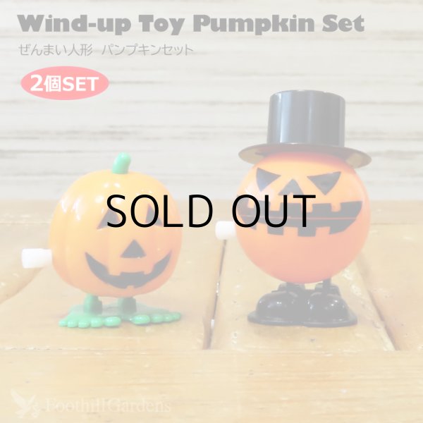 画像1: Windup toy Pumpkin Set