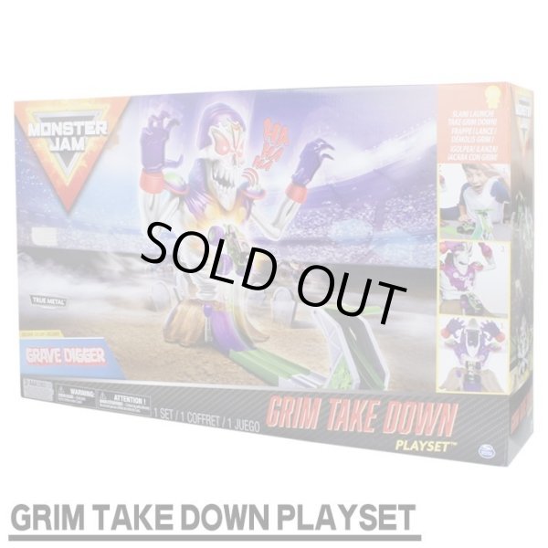 画像1: MonsterJam GRIM TAKEDOWN PLAYSET
