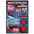 画像1: One Industries　12 FACTORY SUZUKI DECAL SHEET